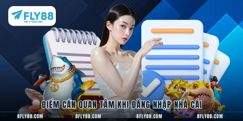Điểm cần quan tâm khi đăng nhập nhà cái